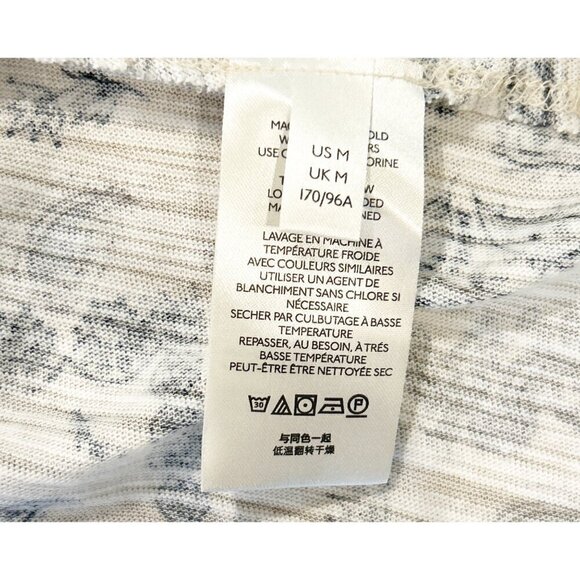 Free People Hey Girl Cotton Tank Top Ivory Navy Tea Combo Bandana Size Med NWT - Picture 6 of 8